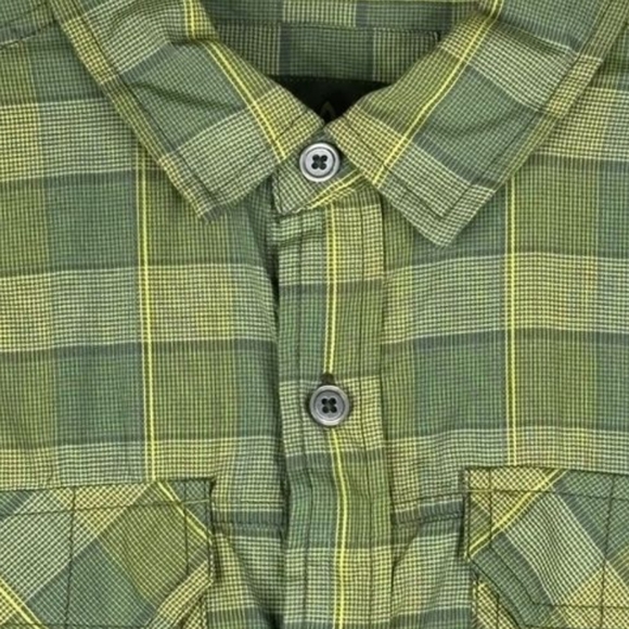 PrAna plaid button down shirt sz xl - Picture 11 of 13